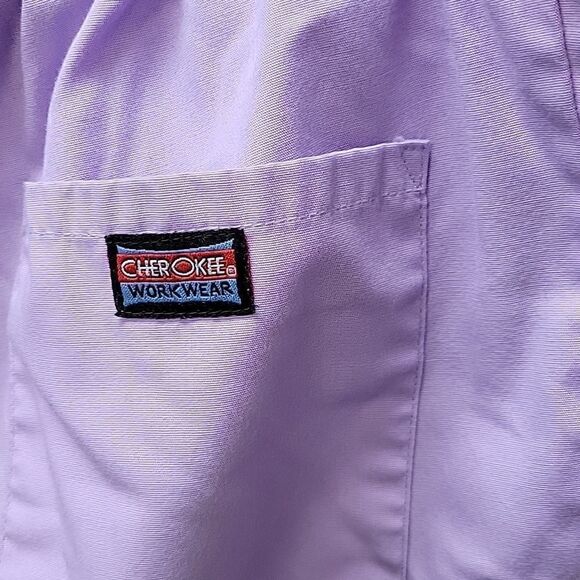 Bundle of 4 pc. scrubs: SB, & UA, & Cherokee bottoms, size XS. - Picture 14 of 15